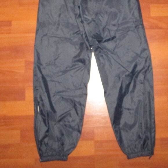 K-WAY Vintage Dark Blue Lined Splash Pants - Sz 8/M - Picture 7 of 9